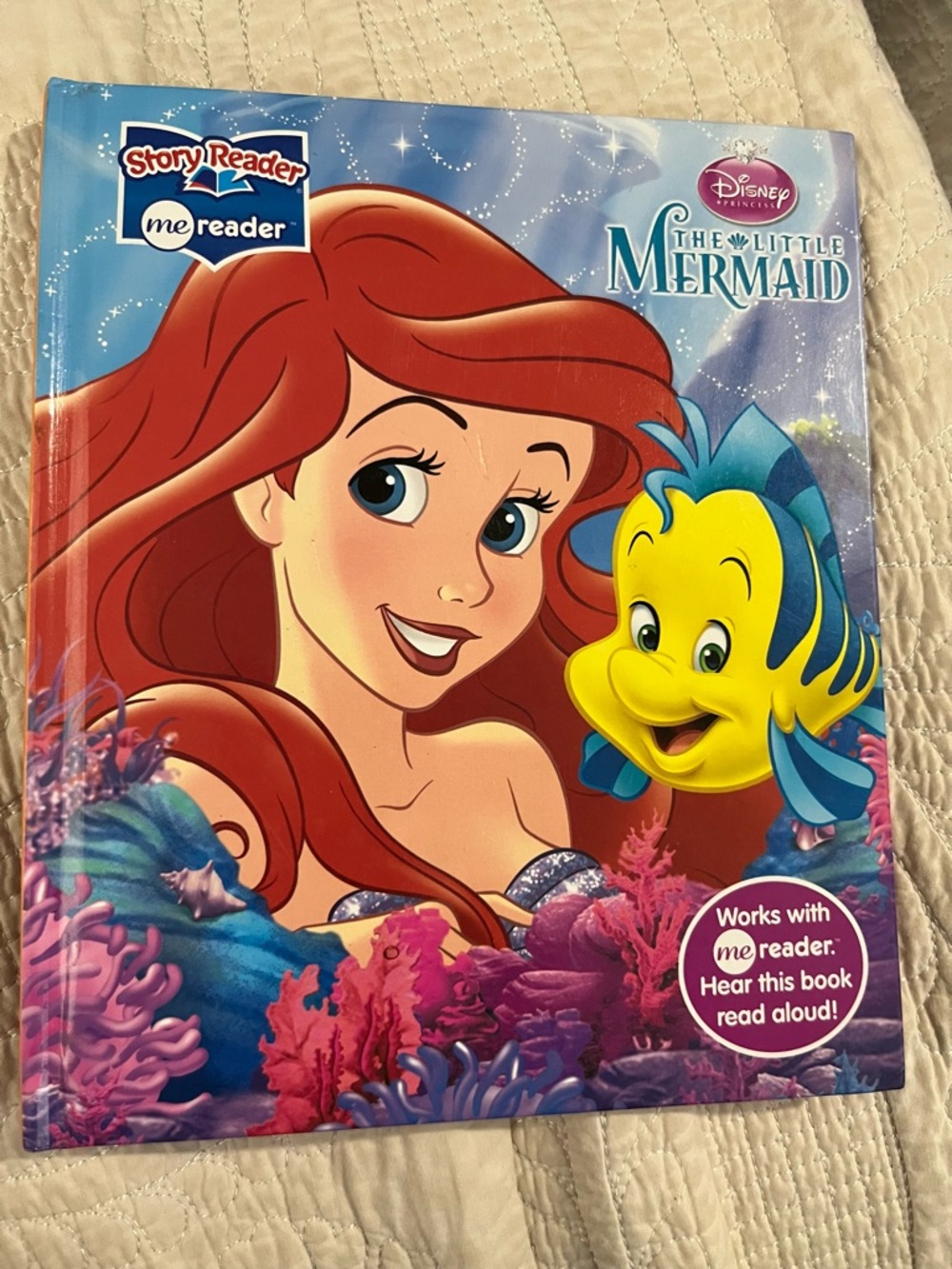 Disney The Little Mermaid Story Reader me Reader Book – Red, Yellow & Blue Cover